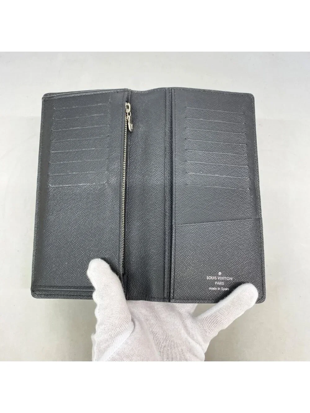 Louis Vuitton Wallet Epi Portefeuille Brazza Noir